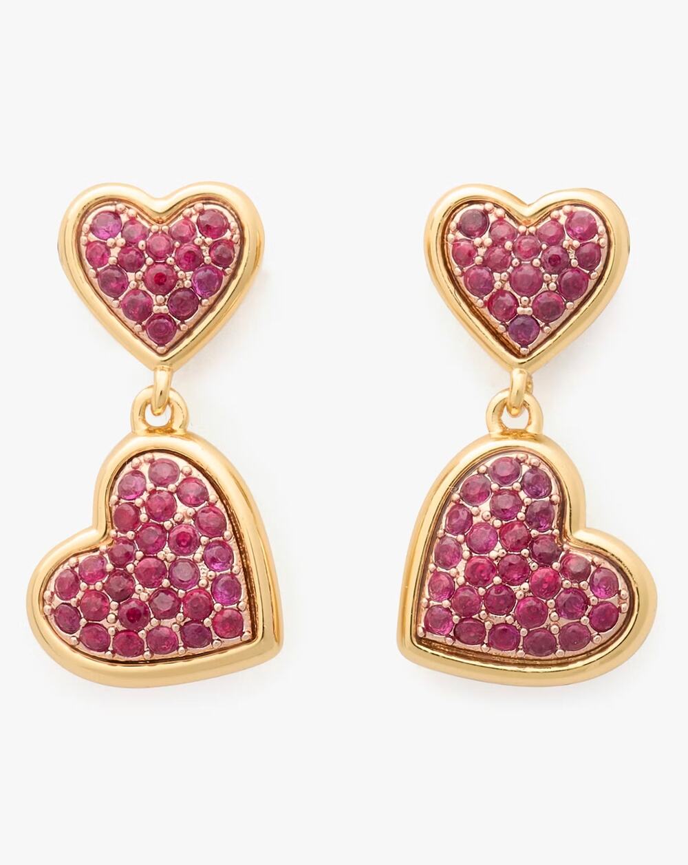 Kate Spade With All My Heart Pavé Drop Earrings